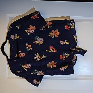 Navy blouse